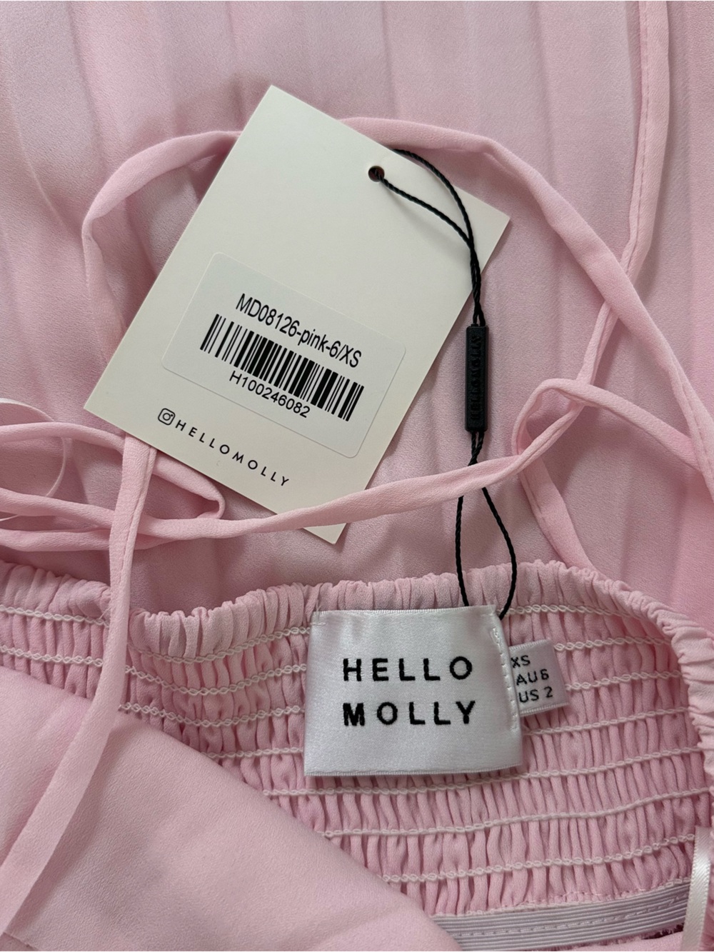 Hello Molly Fashionably Ever After Maxi Dress - Pink - Size XS (US 2) - Picture 5 of 6